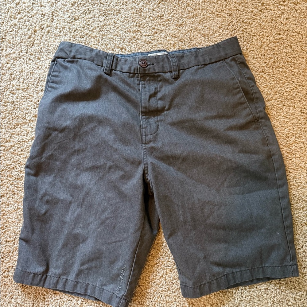 Billabong Charcoal Flat Front Shorts